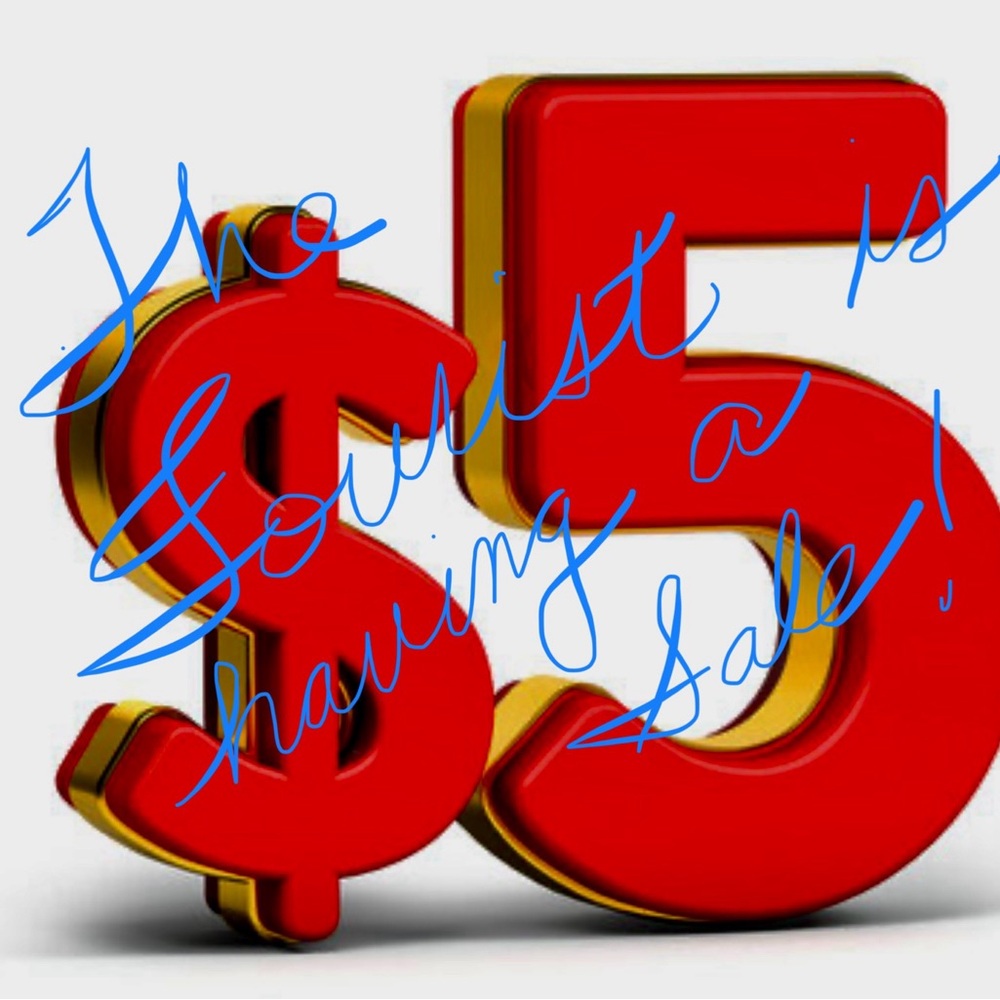 $5 Sale on several items some are NWT!! Closet reduction sale!!